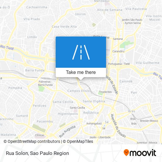 Rua Solon map