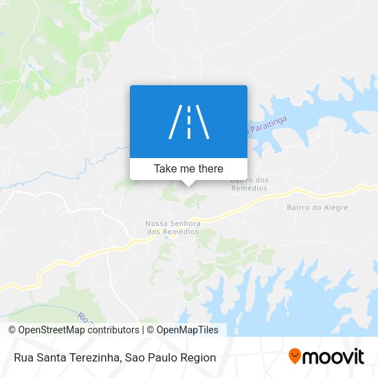 Rua Santa Terezinha map