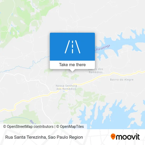Rua Santa Terezinha map