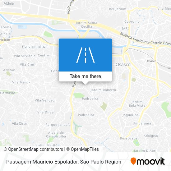 Passagem Maurício Espolador map