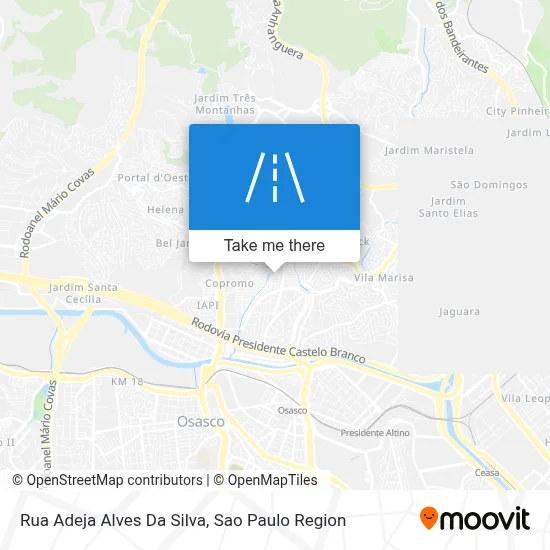 Rua Adeja Alves Da Silva map