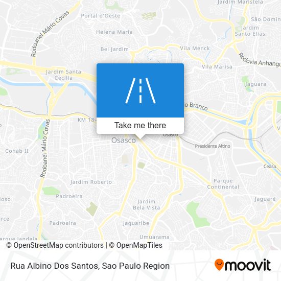 Rua Albino Dos Santos map