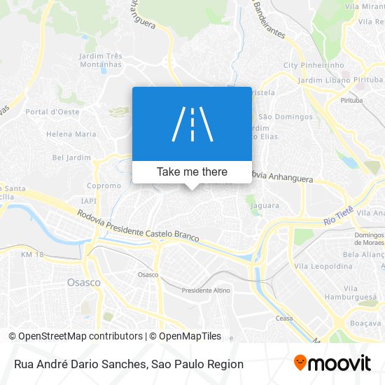 Rua André Dario Sanches map