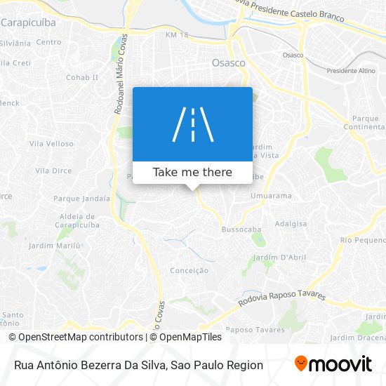 Mapa Rua Antônio Bezerra Da Silva