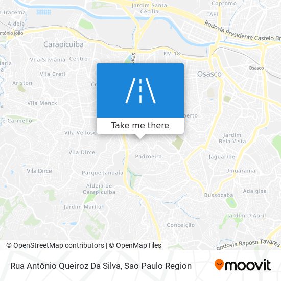 Rua Antônio Queiroz Da Silva map