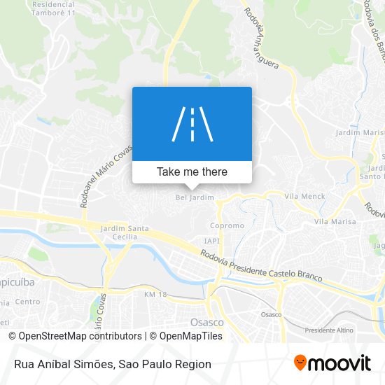 Rua Aníbal Simões map