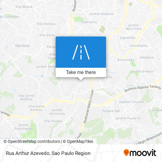 Rua Arthur Azevedo map