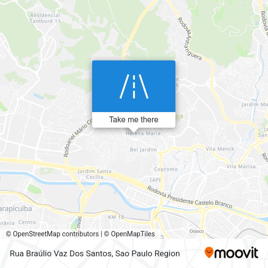 Rua Braúlio Vaz Dos Santos map
