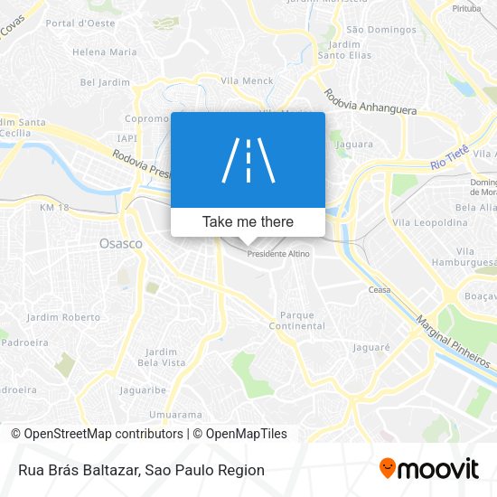 Rua Brás Baltazar map