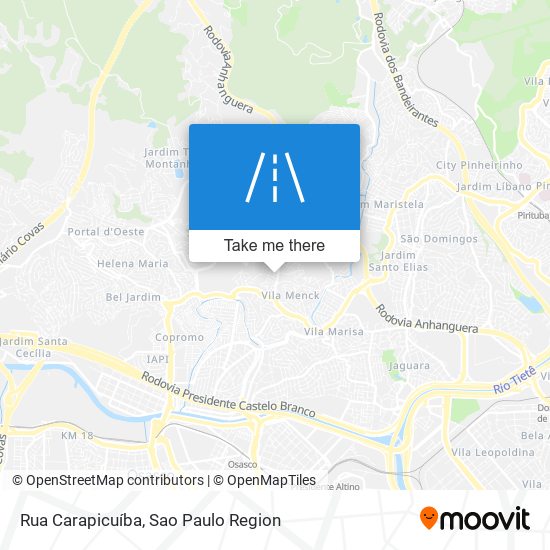 Rua Carapicuíba map