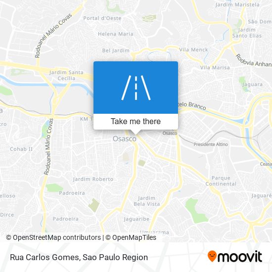 Rua Carlos Gomes map