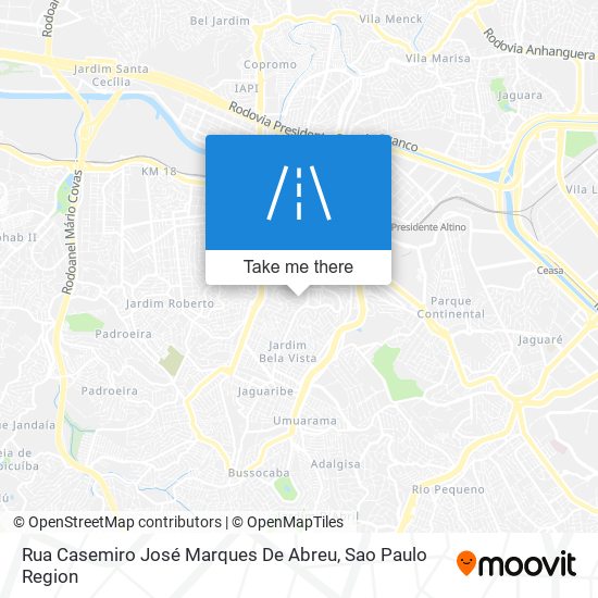 Rua Casemiro José Marques De Abreu map