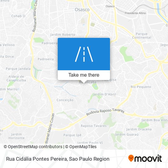 Rua Cidália Pontes Pereira map