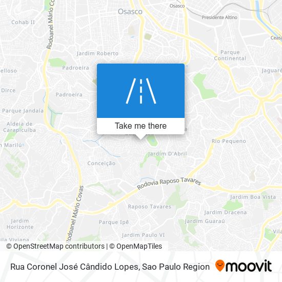 Rua Coronel José Cândido Lopes map