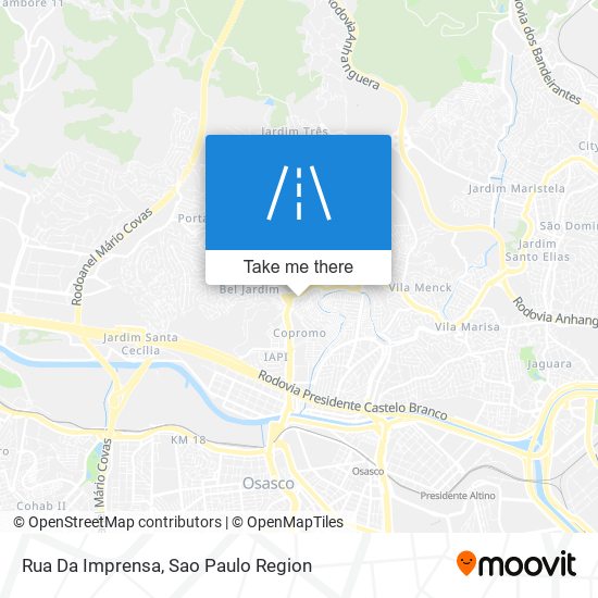 Rua Da Imprensa map