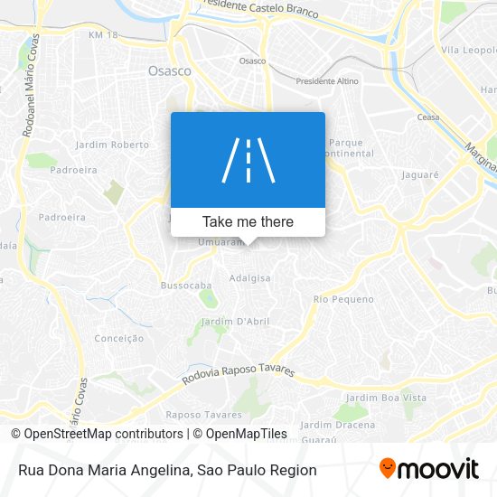 Rua Dona Maria Angelina map