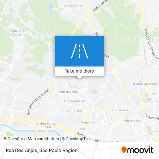 Rua Dos Anjos map