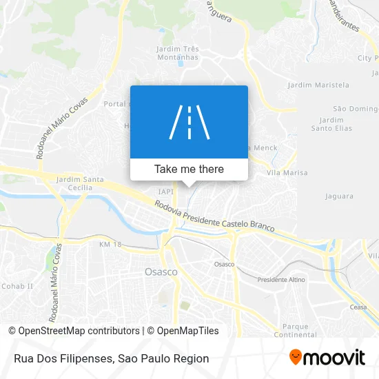 Rua Dos Filipenses map
