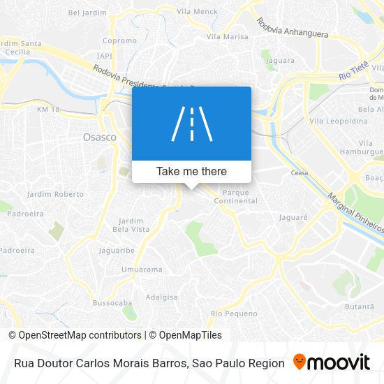 Rua Doutor Carlos Morais Barros map