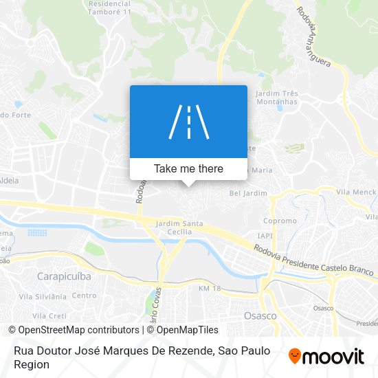 Rua Doutor José Marques De Rezende map