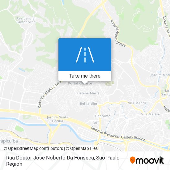 Mapa Rua Doutor José Noberto Da Fonseca