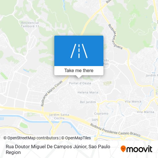 Rua Doutor Miguel De Campos Júnior map