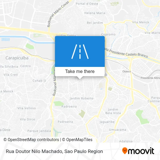Rua Doutor Nilo Machado map