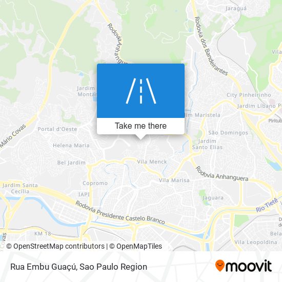 Rua Embu Guaçú map