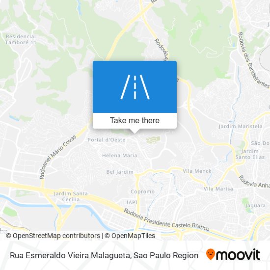 Rua Esmeraldo Vieira Malagueta map