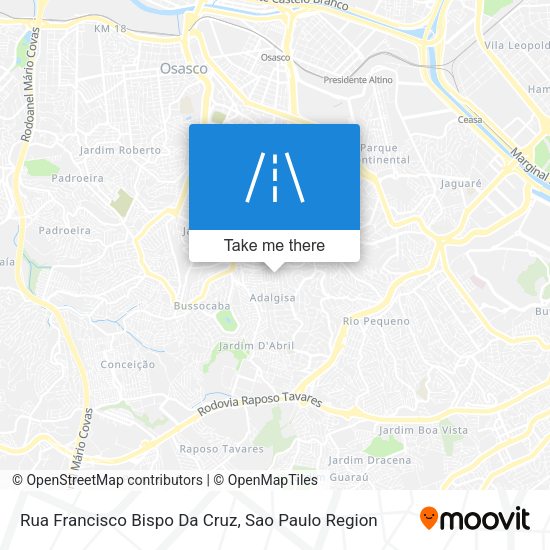 Rua Francisco Bispo Da Cruz map