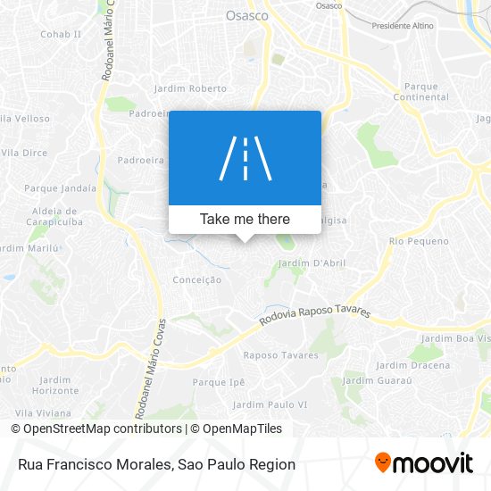 Rua Francisco Morales map