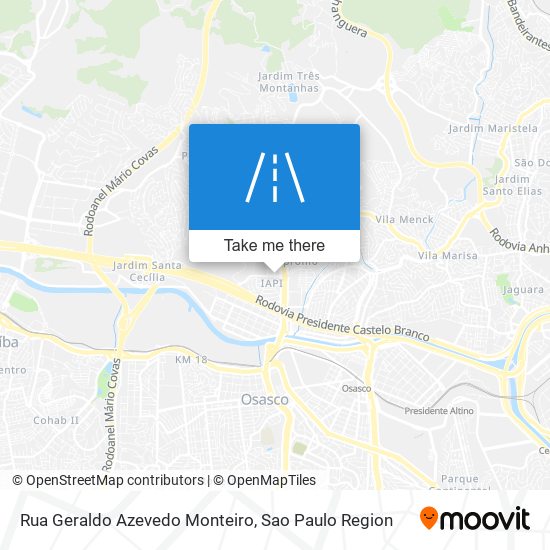 Rua Geraldo Azevedo Monteiro map