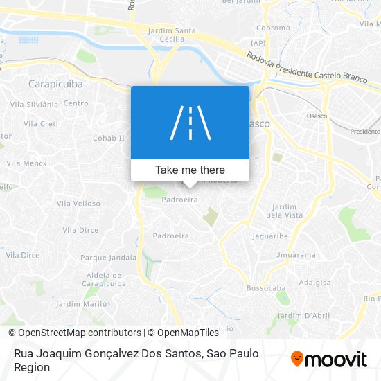 Rua Joaquim Gonçalvez Dos Santos map