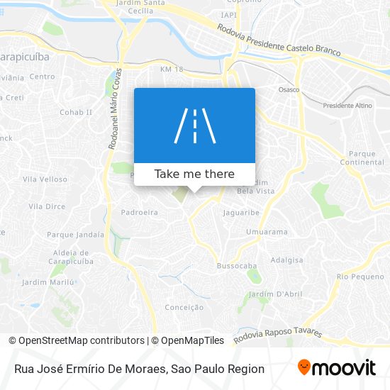 Rua José Ermírio De Moraes map