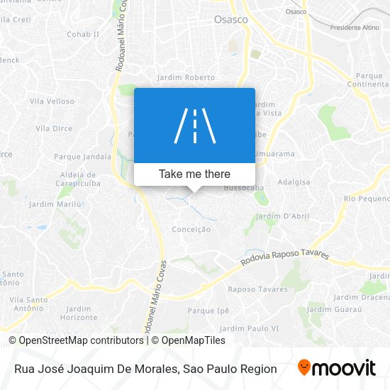 Rua José Joaquim De Morales map
