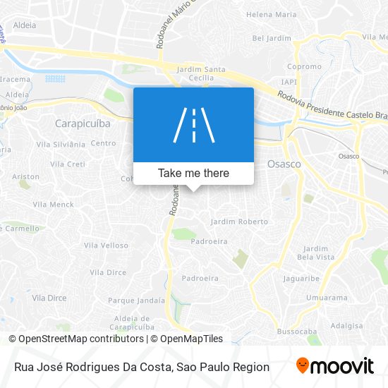 Rua José Rodrigues Da Costa map