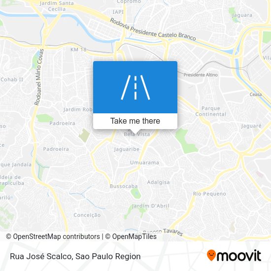Rua José Scalco map