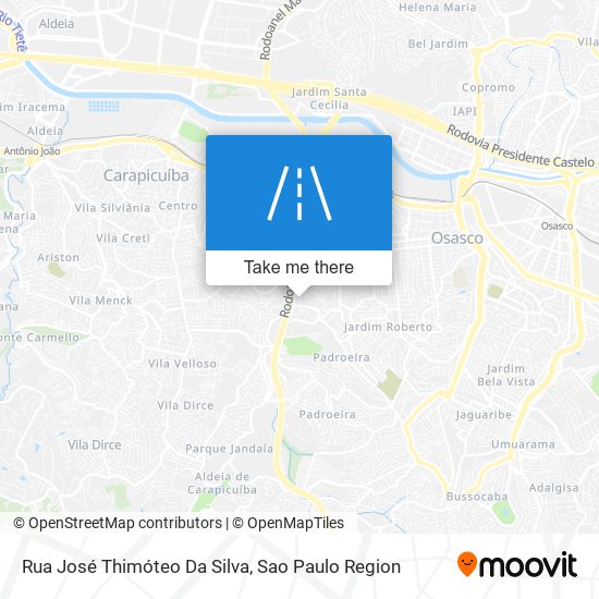 Rua José Thimóteo Da Silva map