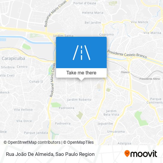 Mapa Rua João De Almeida