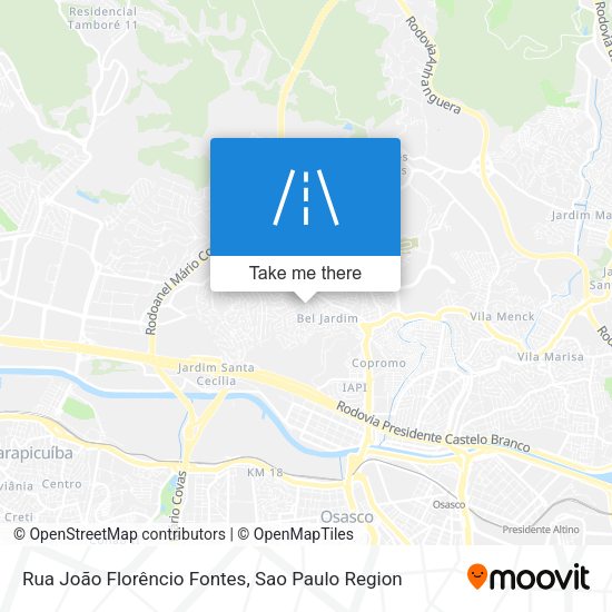 Rua João Florêncio Fontes map