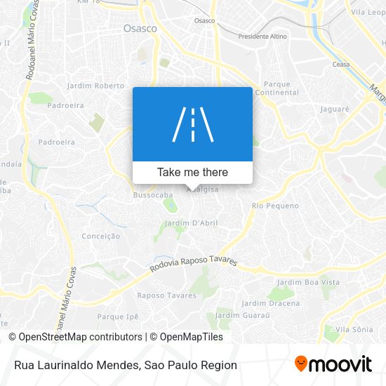 Rua Laurinaldo Mendes map
