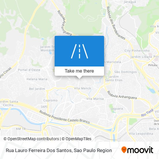 Rua Lauro Ferreira Dos Santos map