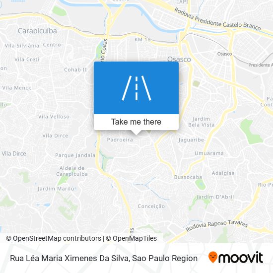 Mapa Rua Léa Maria Ximenes Da Silva