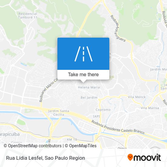 Rua Lídia Lesfel map