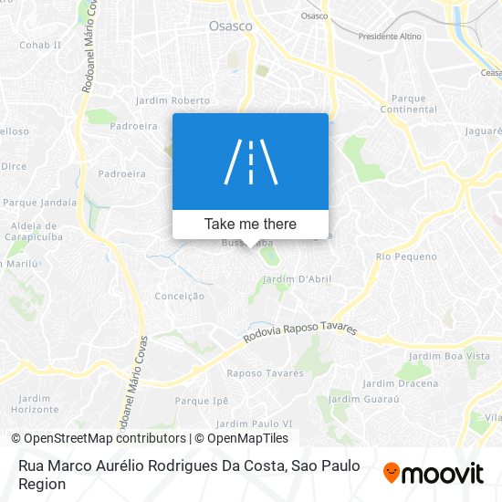 Rua Marco Aurélio Rodrigues Da Costa map