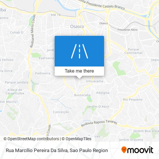 Rua Marcílio Pereira Da Silva map