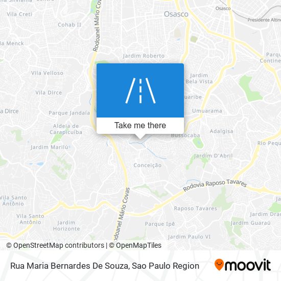 Mapa Rua Maria Bernardes De Souza
