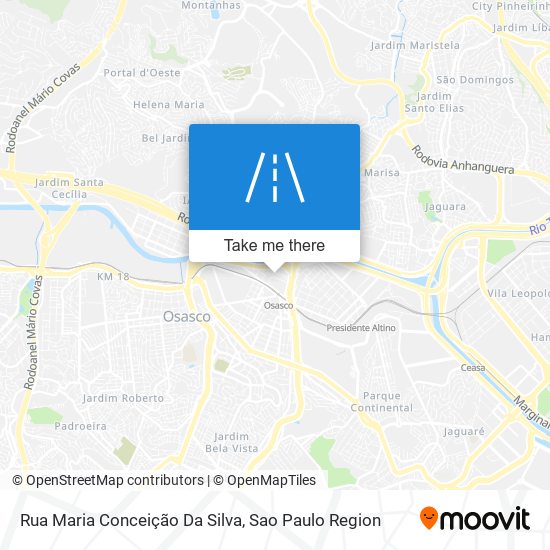 Mapa Rua Maria Conceição Da Silva