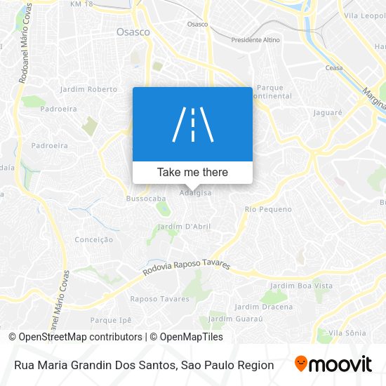 Rua Maria Grandin Dos Santos map