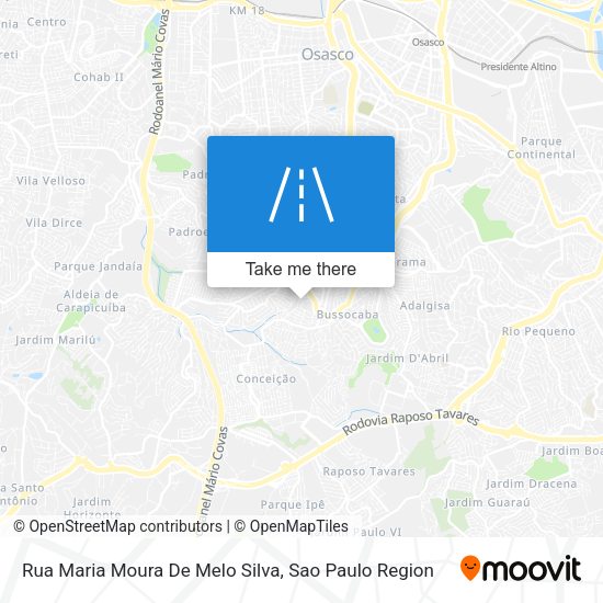 Rua Maria Moura De Melo Silva map